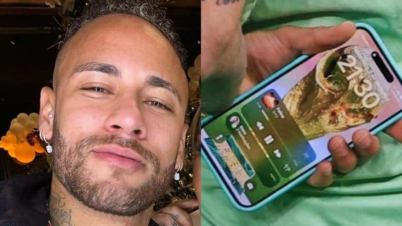 Mensagem enigmática que Neymar recebeu gerou muitos comentários Mensagem enigmática que Neymar recebeu gerou muitos comentários