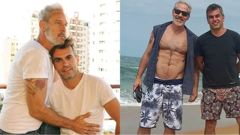 Eterno galã da Globo, Nico Puig, e seu marido mais lindo Eterno galã da Globo, Nico Puig, e seu marido mais lindo