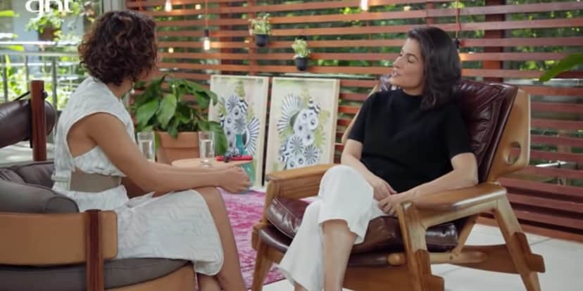 Renata Vasconcellos e Camila Pitanga falam sobre deixar a beleza natural predominar na aparência das pessoas (Reprodução: GNT) Renata Vasconcellos e Camila Pitanga falam sobre deixar a beleza natural predominar na aparência das pessoas (Reprodução: GNT)