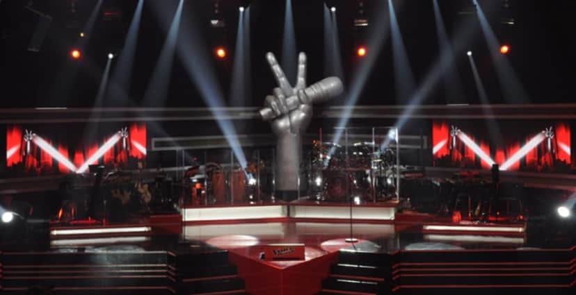 O palco do The Voice Brasil, da Globo (Divulgação: Globo) O palco do The Voice Brasil, da Globo (Divulgação: Globo)