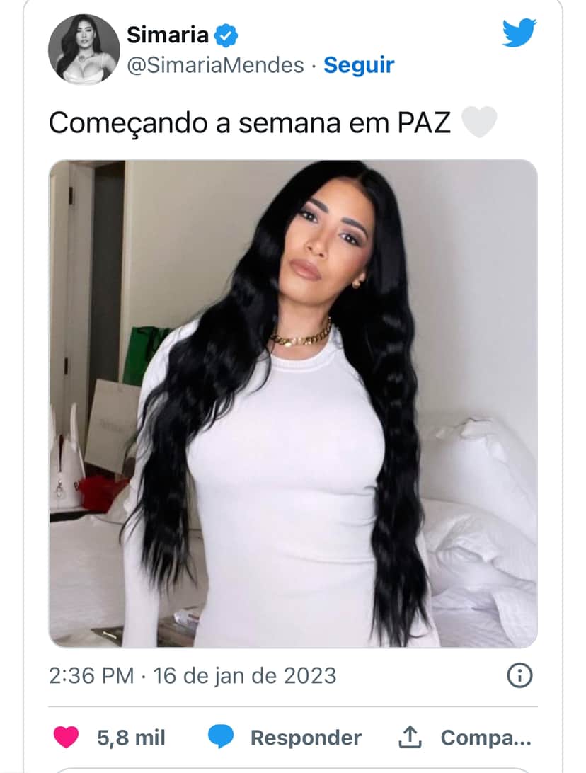 Após confissões de Simone, Simaria surge nas redes sociais e pede paz com frase enigmática Após confissões de Simone, Simaria surge nas redes sociais e pede paz com frase enigmática
