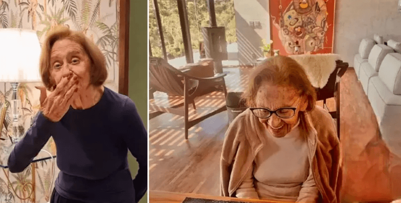 A veterana da Globo, Laura Cardoso, em sua mansão - Foto Reprodução Instagram A veterana da Globo, Laura Cardoso, em sua mansão - Foto Reprodução Instagram