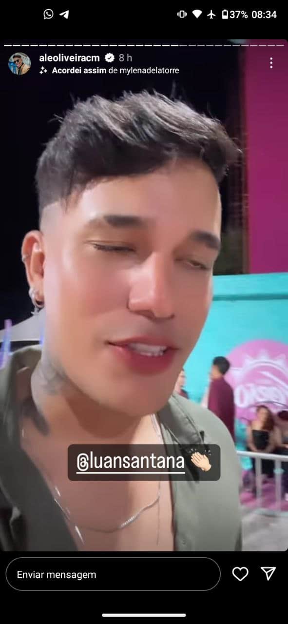 Luan Santana foi exposto por famoso, que ficou revoltado por conta de atitude do cantor (Foto: Reprodução/ Instagram) Luan Santana foi exposto por famoso, que ficou revoltado por conta de atitude do cantor (Foto: Reprodução/ Instagram)