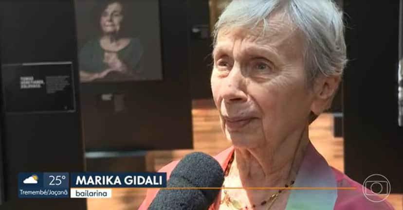 Refugiada deu um depoimento emocionante ao SP1- Foto: Reprodução/Globo Refugiada deu um depoimento emocionante ao SP1- Foto: Reprodução/Globo