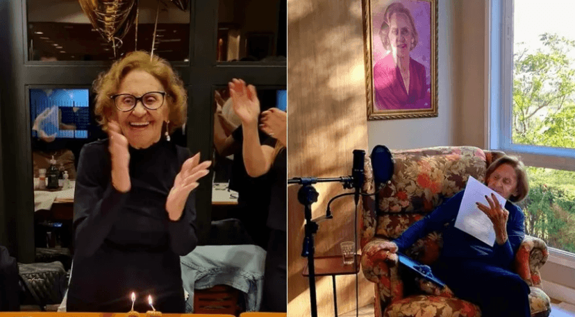 A veterana da Globo, Laura Cardoso, em sua mansão - Foto Reprodução Instagram A veterana da Globo, Laura Cardoso, em sua mansão - Foto Reprodução Instagram