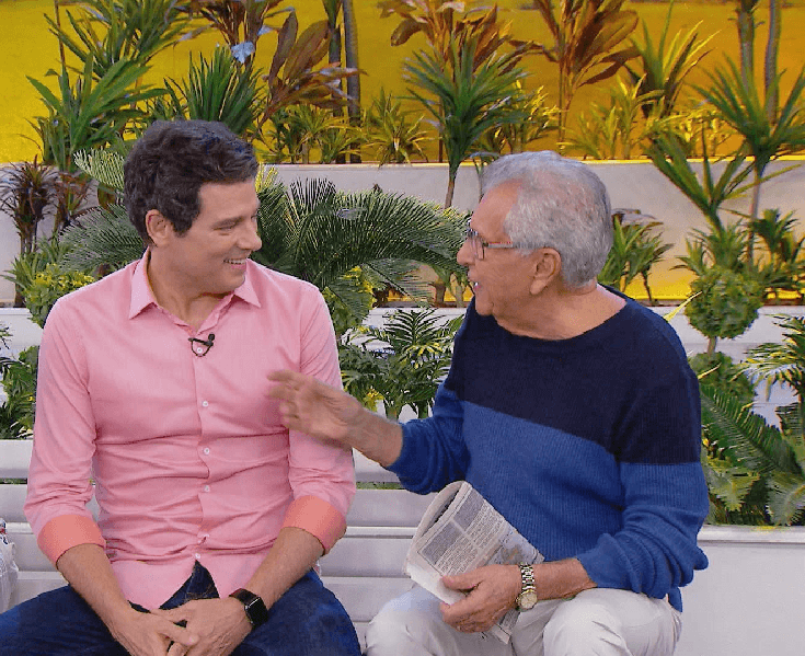 Celso Portiolli e Carlos Alberto em 'A Praça é Nossa' (Foto: Divulgação) Celso Portiolli e Carlos Alberto em 'A Praça é Nossa' (Foto: Divulgação)