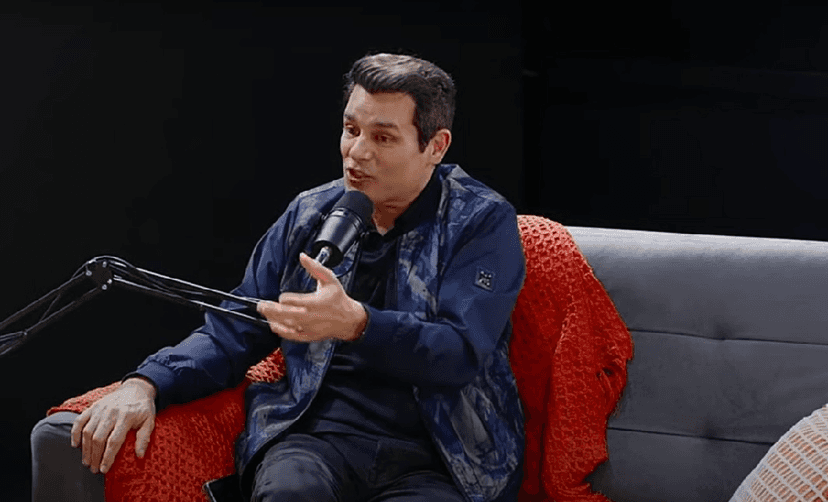 Celso Portiolli no podcast de Carlos Alberto (Foto: Reprodução/ YouTube) Celso Portiolli no podcast de Carlos Alberto (Foto: Reprodução/ YouTube)