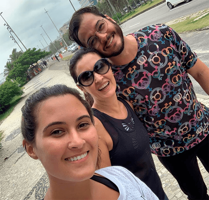 Fátima Bernardes ao lado de Tulio e de sua filha (Foto: Divulgação) Fátima Bernardes ao lado de Tulio e de sua filha (Foto: Divulgação)