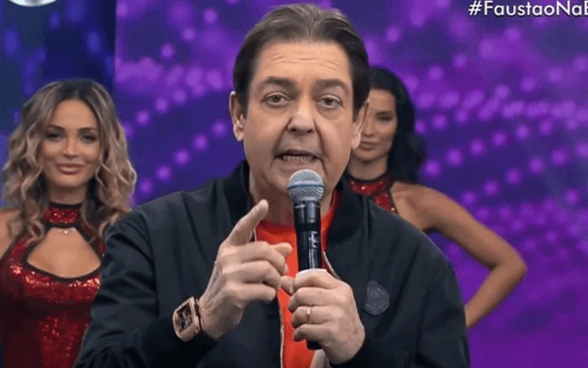 Faustão em seu programa na Band (Foto: Divulgação) Faustão em seu programa na Band (Foto: Divulgação)