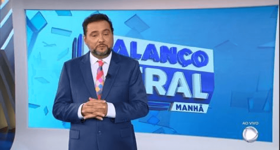 Geraldo Luís sob comando do 'Balanço Geral' (Foto: Divulgação) Geraldo Luís sob comando do 'Balanço Geral' (Foto: Divulgação)