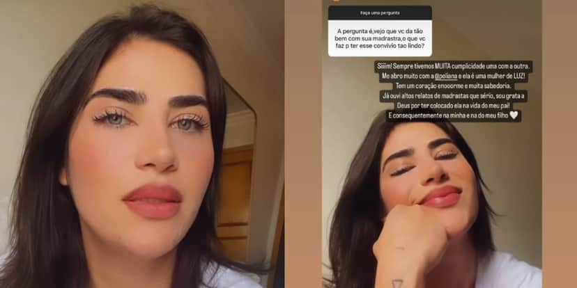Jéssica Beatriz Costa fez uma bela declaraão para Poliana Rocha, que respondeu com muito carinho (Reprodução: Instagram) Jéssica Beatriz Costa fez uma bela declaraão para Poliana Rocha, que respondeu com muito carinho (Reprodução: Instagram)