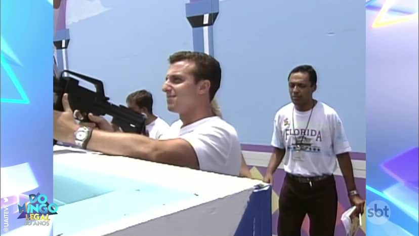 Luciano Huck participou do Domingo Legal Luciano Huck participou do Domingo Legal