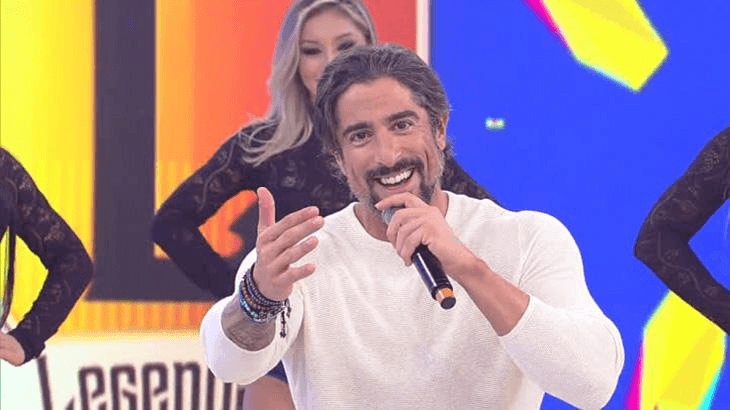 Marcos Mion sob comando do 'Legendários', na Record TV, em 2017 (Foto: Divulgação) Marcos Mion sob comando do 'Legendários', na Record TV, em 2017 (Foto: Divulgação)