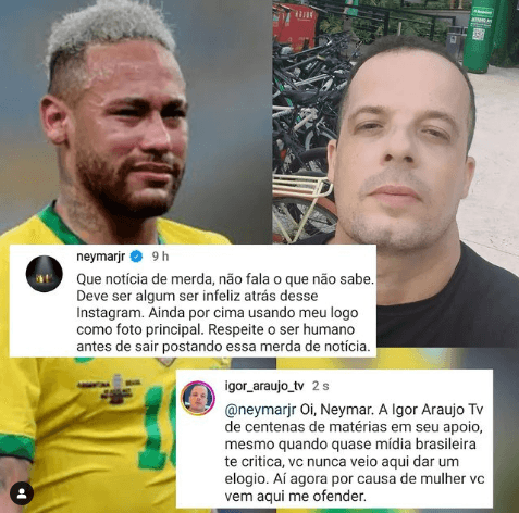 Neymar explode com notícia sobre sua ex, e defende Bruna em público em meio à reconciliação - Foto Reprodução Instagram Neymar explode com notícia sobre sua ex, e defende Bruna em público em meio à reconciliação - Foto Reprodução Instagram