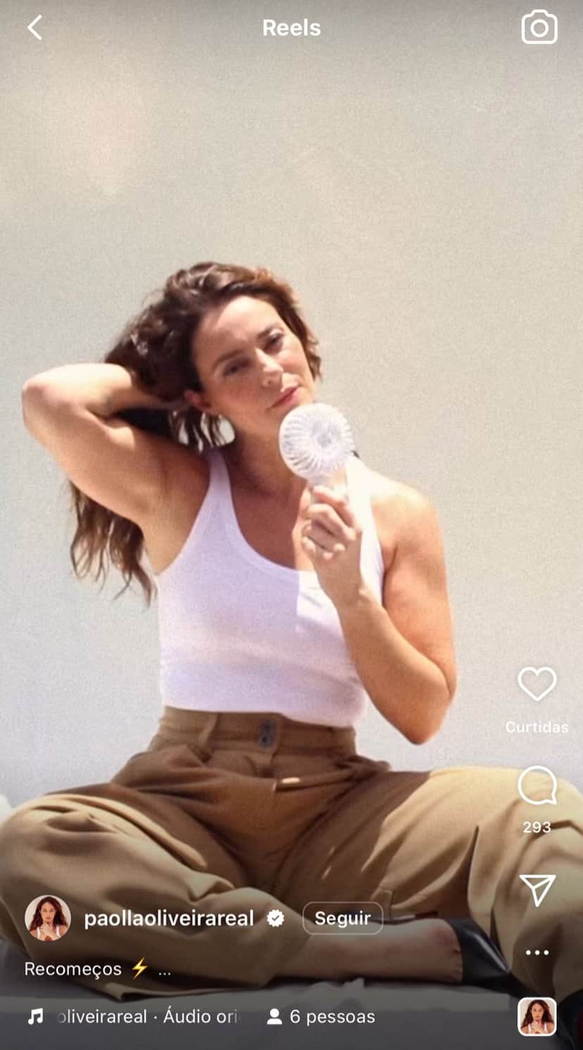 Por meio de suas redes sociais, a famos atriz Paolla Oliveira, surge em um vídeo sem dizer ao menos uma palavra, e confirma situação - Foto Reprodução Instagram Por meio de suas redes sociais, a famos atriz Paolla Oliveira, surge em um vídeo sem dizer ao menos uma palavra, e confirma situação - Foto Reprodução Instagram