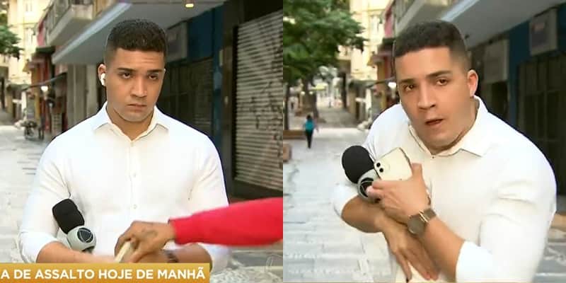 Record flagou tentativa de assalto a um repórter Record flagou tentativa de assalto a um repórter