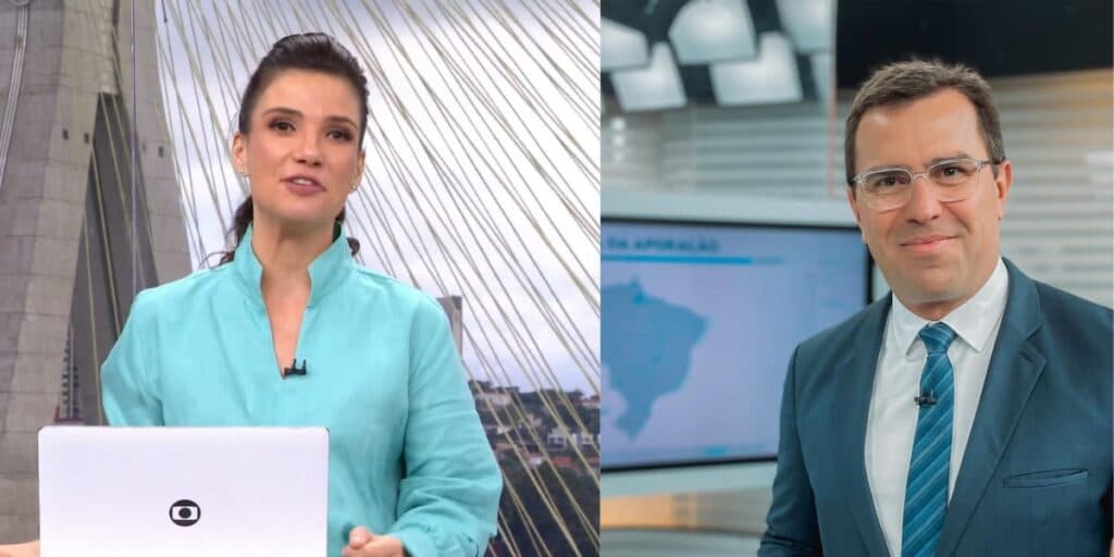 Substituta assume lugar de Bocardi pelo segundo dia consecutivo e faz questionamento ao titular: "Cadê?"