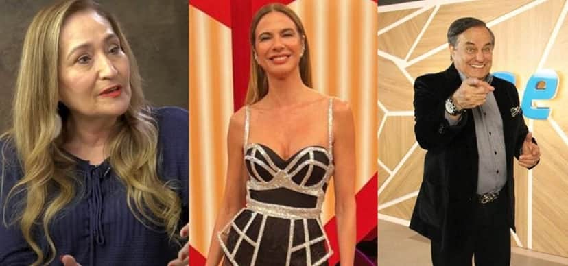 Sônia Abrão, Luciana Gimenez e Ronnie Von Sônia Abrão, Luciana Gimenez e Ronnie Von