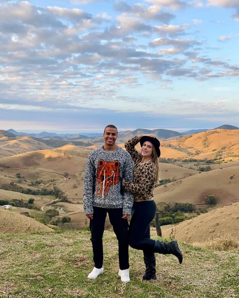 Thiago Oliveira e Bruna Matuti em viagem (Reprodução) Thiago Oliveira e Bruna Matuti em viagem (Reprodução)