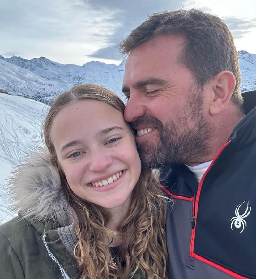 Rodrigo Bocardi e sua filha, Ane (Reprodução) Rodrigo Bocardi e sua filha, Ane (Reprodução)