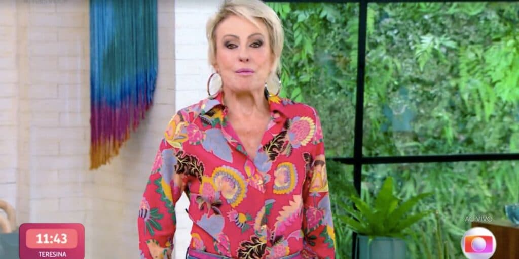 Ana Maria adianta o fim do Mais Você para dar notícia sobre ator da Globo e se emociona: "7 meses"