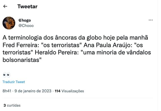 Durante o Bom Dia Brasil, da Globo, Ana Paula Araújo cortou Heraldo Pereira devido as notícias e público descobre motivo de postura de jornalista no ao vivo e voto em Bolsonaro (Fotos: Reprodução / Globo) Durante o Bom Dia Brasil, da Globo, Ana Paula Araújo cortou Heraldo Pereira devido as notícias e público descobre motivo de postura de jornalista no ao vivo e voto em Bolsonaro (Fotos: Reprodução / Globo)