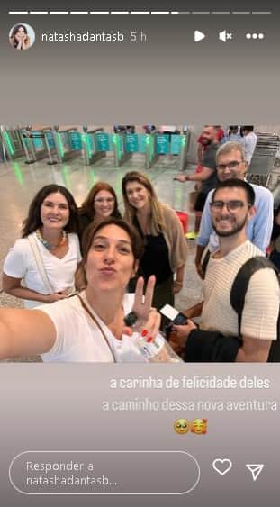 Esposa de William Bonner, Natasha Dantas, surgiu ao lado de Fátima Bernardes (Foto: Reprodução/ Instagram) Esposa de William Bonner, Natasha Dantas, surgiu ao lado de Fátima Bernardes (Foto: Reprodução/ Instagram)