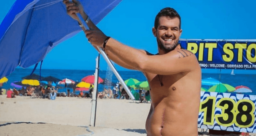 Famoso deixou a Globo e hoje trabalha na praia (Foto: Reprodução) Famoso deixou a Globo e hoje trabalha na praia (Foto: Reprodução)