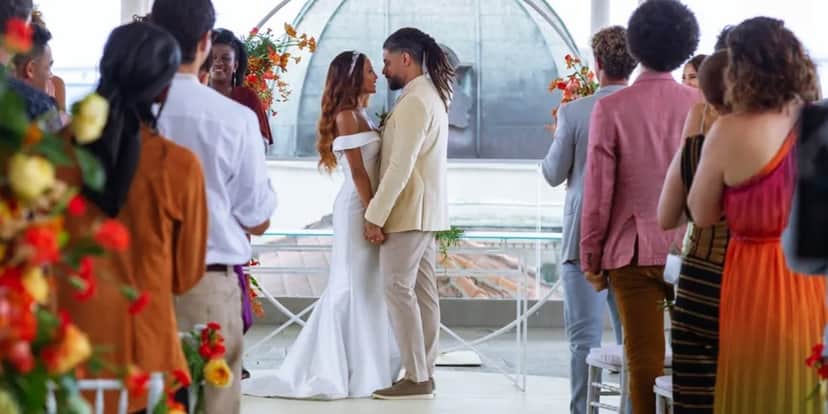 Casamento no final de Cara e Coragem Casamento no final de Cara e Coragem