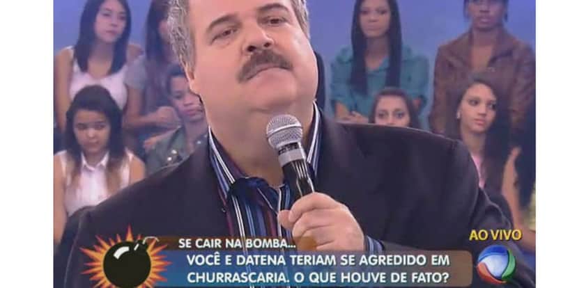 Gilberto Barros, antiga estrela da Band, foi condenado à prisão devido a fala homofóbica e lidou com triste profunda após saída da TV (Foto: Reprodução / Band) Gilberto Barros, antiga estrela da Band, foi condenado à prisão devido a fala homofóbica e lidou com triste profunda após saída da TV (Foto: Reprodução / Band)