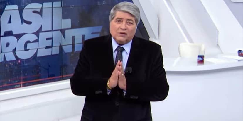 Datena chorou no Brasil Urgente ao receber atualização de estado da neta ao vivo (Foto: Reprodução/Band) Datena chorou no Brasil Urgente ao receber atualização de estado da neta ao vivo (Foto: Reprodução/Band)