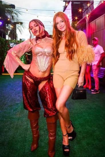 Anitta e Marina Ruy Barbosa - Foto Reprodução Anitta e Marina Ruy Barbosa - Foto Reprodução