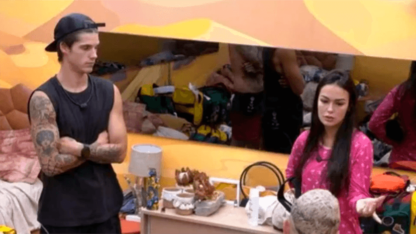 Gabriel pedindo desculpas para Larissa no BBB23 (Foto: Reprodução) Gabriel pedindo desculpas para Larissa no BBB23 (Foto: Reprodução)