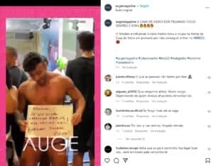 Candidato do BBB23 surge só de cueca na Casa de Vidro para se vingar de Boninho: "Vim causar" (Foto: Reprodução / Instagram) Candidato do BBB23 surge só de cueca na Casa de Vidro para se vingar de Boninho: "Vim causar" (Foto: Reprodução / Instagram)