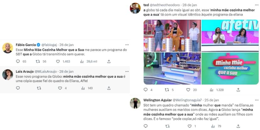 Reação do público à estreia na Globo rendeu comparações à Eliana (Foto: Reprodução/Twitter) Reação do público à estreia na Globo rendeu comparações à Eliana (Foto: Reprodução/Twitter)