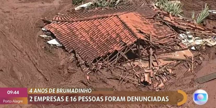 Patrícia Poeta dá notícia sobre tragédia de Brumadinho, que está completando quatro anos, no Encontro e deixa o Brasil arrasado com imagens de destruição (Foto: Reprodução / Globo) Patrícia Poeta dá notícia sobre tragédia de Brumadinho, que está completando quatro anos, no Encontro e deixa o Brasil arrasado com imagens de destruição (Foto: Reprodução / Globo)