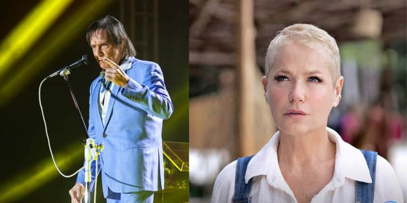 Roberto Carlos e Xuxa Meneghel (Reprodução: Montagem TV Foco) Roberto Carlos e Xuxa Meneghel (Reprodução: Montagem TV Foco)