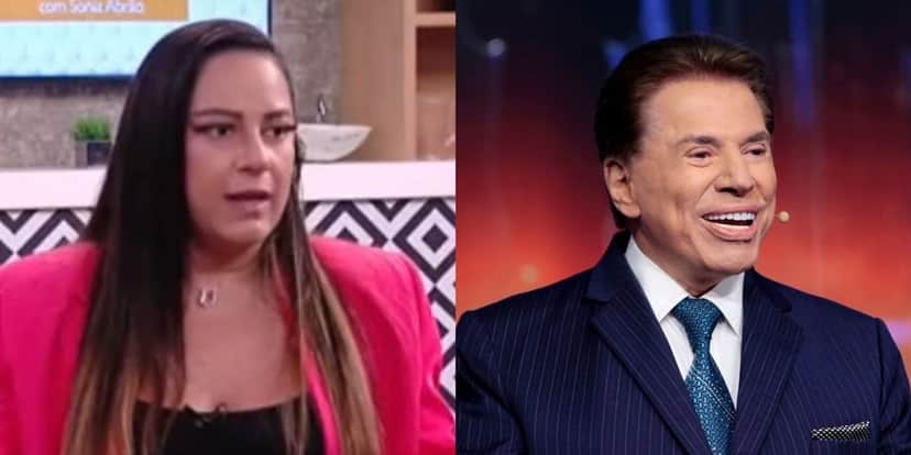 Silvia Abravanel e o pai, Silvio Santos Silvia Abravanel e o pai, Silvio Santos