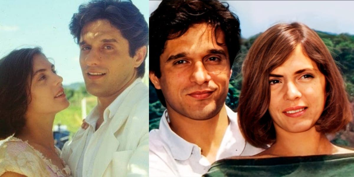 Thales Pan Chacon e Carla Camurati na Globo (Reprodução: Montagem TV Foco) Thales Pan Chacon e Carla Camurati na Globo (Reprodução: Montagem TV Foco)