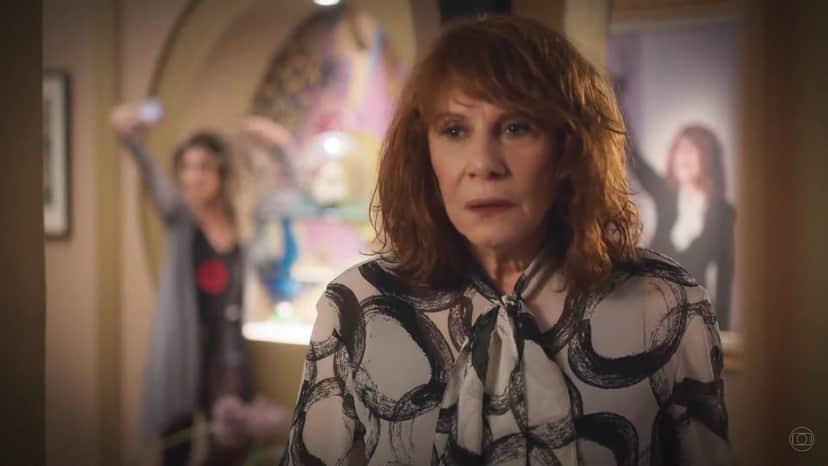 Wilma preocupada em cena de Vai na Fé Wilma preocupada em cena de Vai na Fé