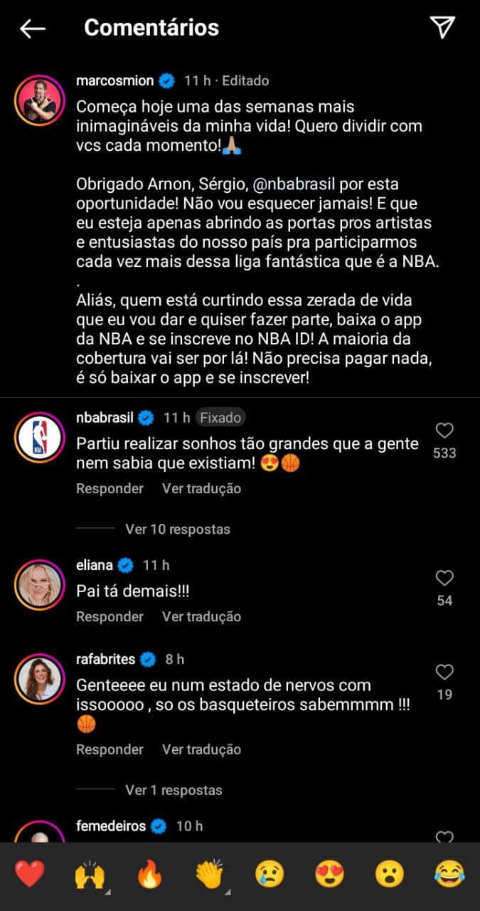Marcos Mion fez anúncio nas redes sociais e recebeu recado da apresentadora Eliana (Foto: Reprodução/ Instagram) Marcos Mion fez anúncio nas redes sociais e recebeu recado da apresentadora Eliana (Foto: Reprodução/ Instagram)