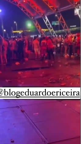 Show do cantor Wesley Safadão acaba com briga generalizada, tiro e morte em São Luís do Maranhão - Foto Reprodução Instagram Show do cantor Wesley Safadão acaba com briga generalizada, tiro e morte em São Luís do Maranhão - Foto Reprodução Instagram