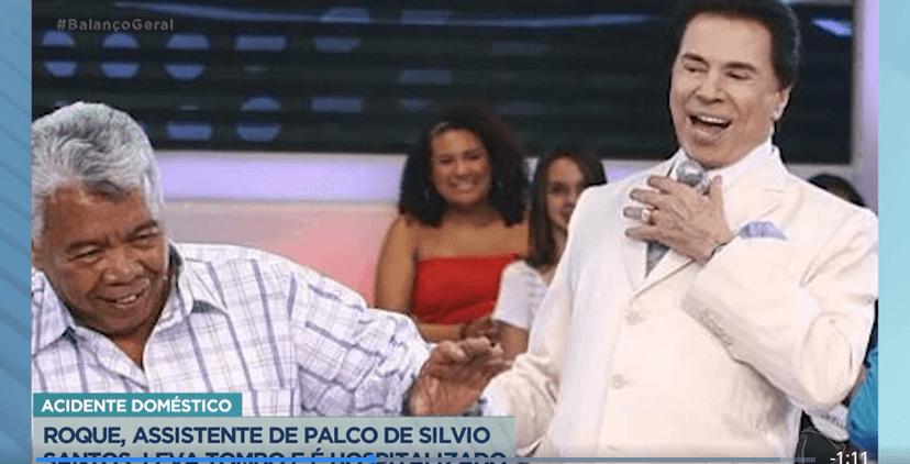 Segundo Gottino, Roque se tornou um grande personagem da tv brasileira graças a Silvio Santos (Foto Reprodução/R7) Segundo Gottino, Roque se tornou um grande personagem da tv brasileira graças a Silvio Santos (Foto Reprodução/R7)