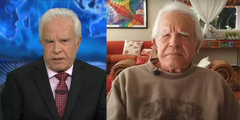 Cid Moreira comandou durante anos o Jornal Nacional e hoje está longe da TV (Reprodução: Montagem TV Foco) Cid Moreira comandou durante anos o Jornal Nacional e hoje está longe da TV (Reprodução: Montagem TV Foco)