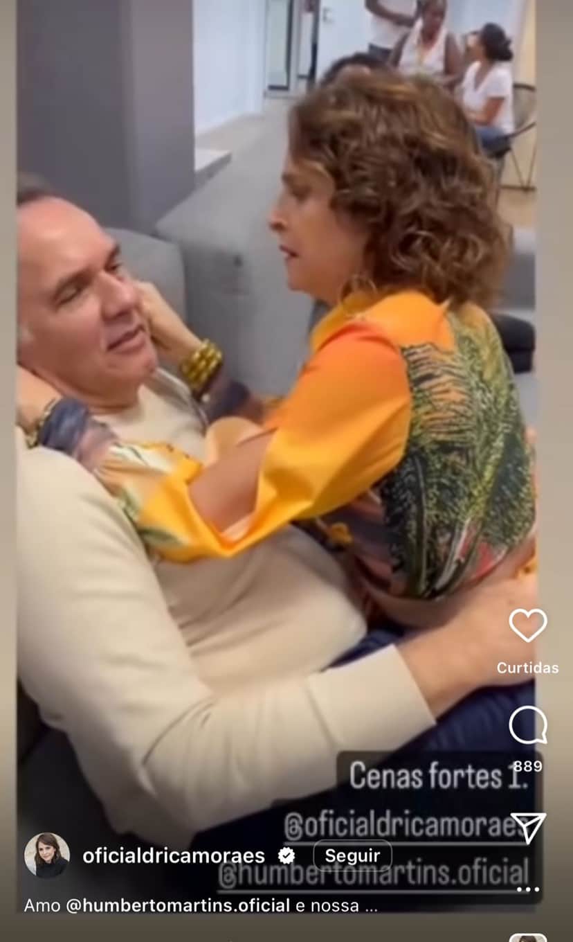Drica Moraes, que está no ar na novela Travessia, da Globo, usa suas redes sociais para mostrar o que acontece atrás das câmeras no folhetim - Foto Reprodução Instagram Drica Moraes, que está no ar na novela Travessia, da Globo, usa suas redes sociais para mostrar o que acontece atrás das câmeras no folhetim - Foto Reprodução Instagram