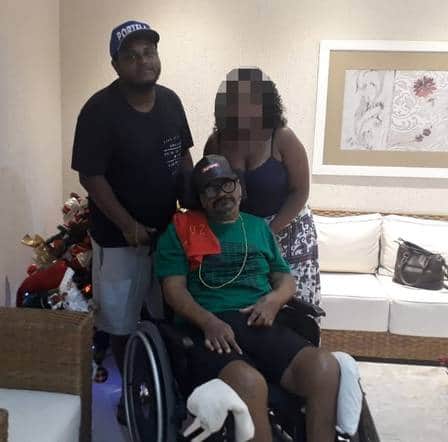 Filho que Arlindo Cruz teve fora do casamento visita o pai - Foto Reprodução Instagram Filho que Arlindo Cruz teve fora do casamento visita o pai - Foto Reprodução Instagram