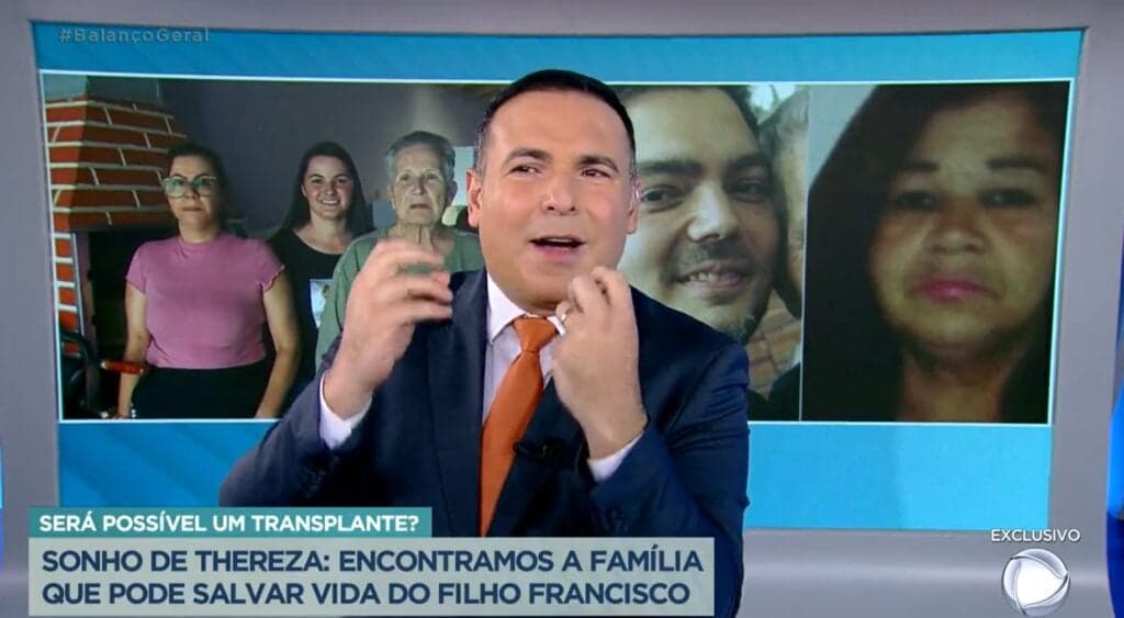 Gottino mostrou a que a Record encontrou a família de Francisco que precisa de uma doação de medula para vencer um câncer Gottino mostrou a que a Record encontrou a família de Francisco que precisa de uma doação de medula para vencer um câncer