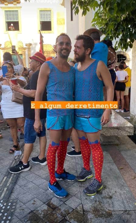 Irandhir Santos, que brilhou muito em Pantanal, da Globo, gay assumido, tem raro flagra público com marido - Foto Reprodução Instagram Irandhir Santos, que brilhou muito em Pantanal, da Globo, gay assumido, tem raro flagra público com marido - Foto Reprodução Instagram