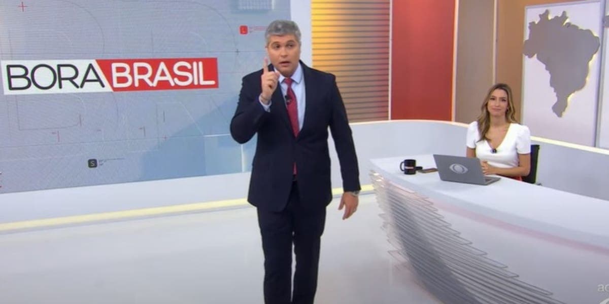 Joel Datena voltou do intervalo e fez um alerta aos seus telespectadores sobre alguns apresentadores (Reprodução: Bora Brasil/ Band) Joel Datena voltou do intervalo e fez um alerta aos seus telespectadores sobre alguns apresentadores (Reprodução: Bora Brasil/ Band)
