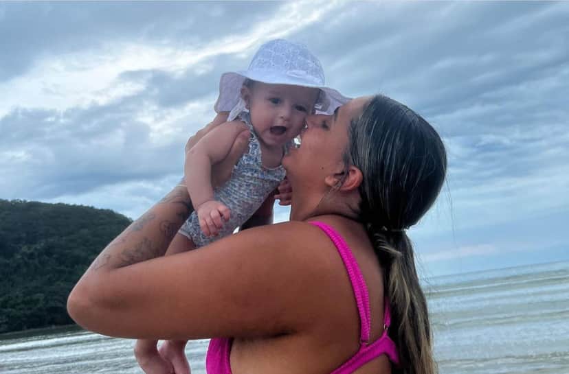Mc Loma usou as redes sociais para comemorar os 5 meses de sua filha, Melanie (Reprodução - Instagram) Mc Loma usou as redes sociais para comemorar os 5 meses de sua filha, Melanie (Reprodução - Instagram)